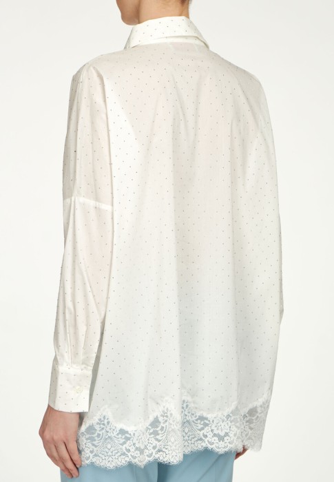 рубашка  из италии вид сбоку