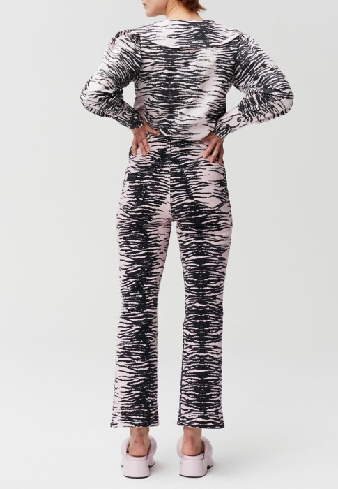 рубашка  от бренда ganni вид слева