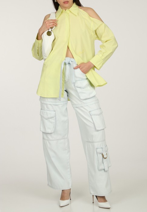 рубашка  от бренда pinko вид слева