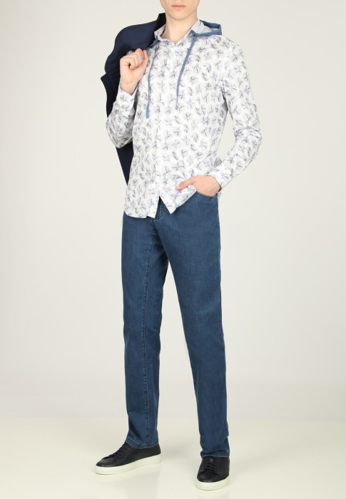 рубашка  от бренда sonrisa вид слева