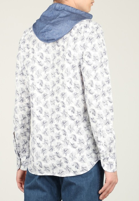 рубашка  из италии вид сбоку