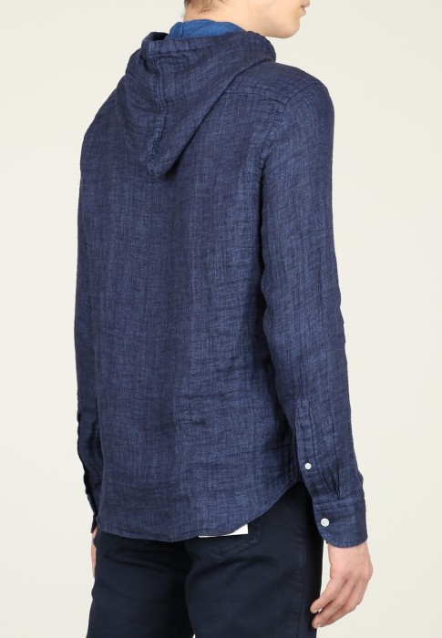 рубашка  из италии вид сбоку