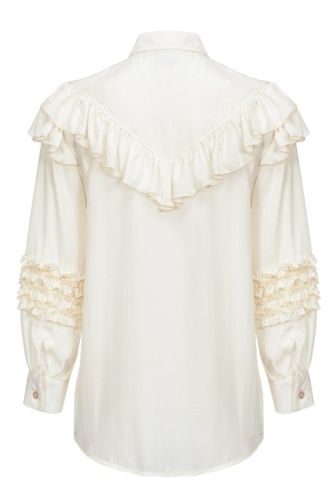 рубашка  от бренда pinko вид слева