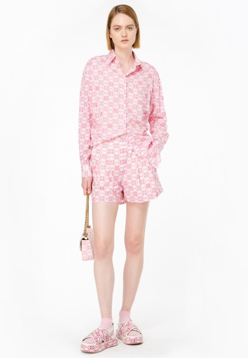 рубашка  от бренда pinko вид слева