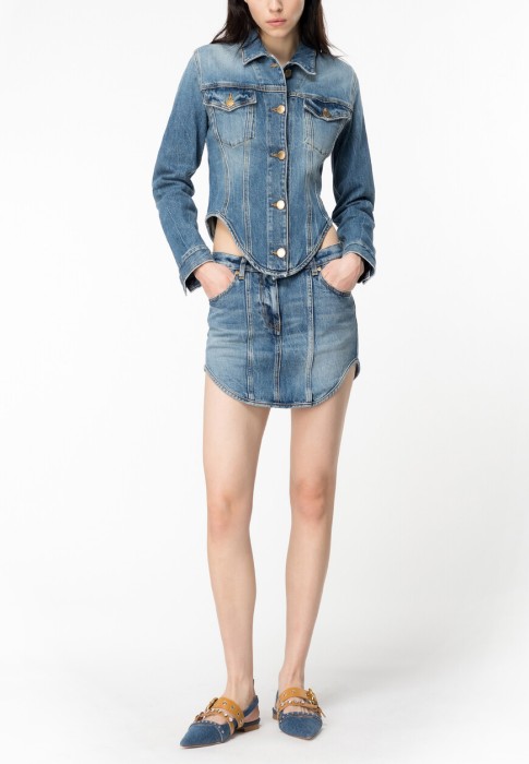 рубашка  от бренда pinko вид слева