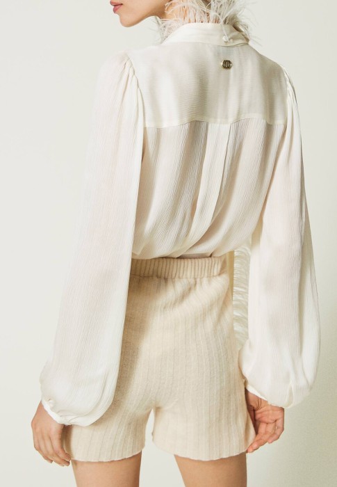 рубашка  от бренда twinset milano вид слева