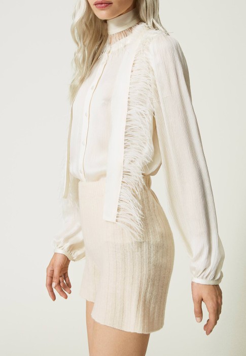 рубашка  из италии вид сбоку