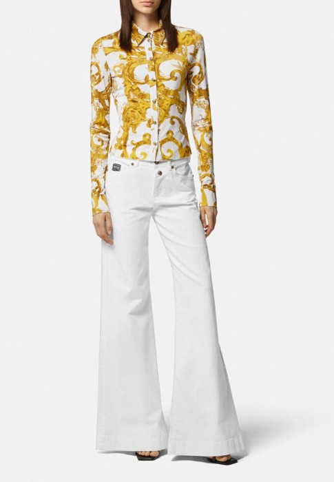рубашка  от бренда versace jeans couture вид слева
