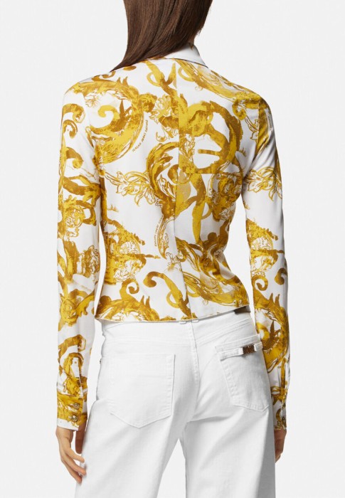 рубашка  из италии вид сбоку