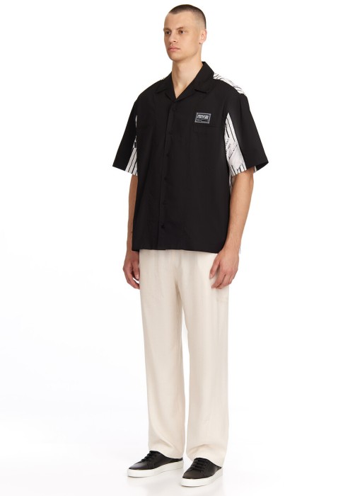 рубашка  от бренда versace jeans couture вид слева