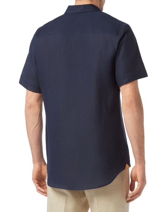 рубашка  из италии вид сбоку