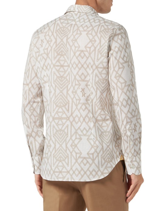 рубашка  из италии вид сбоку