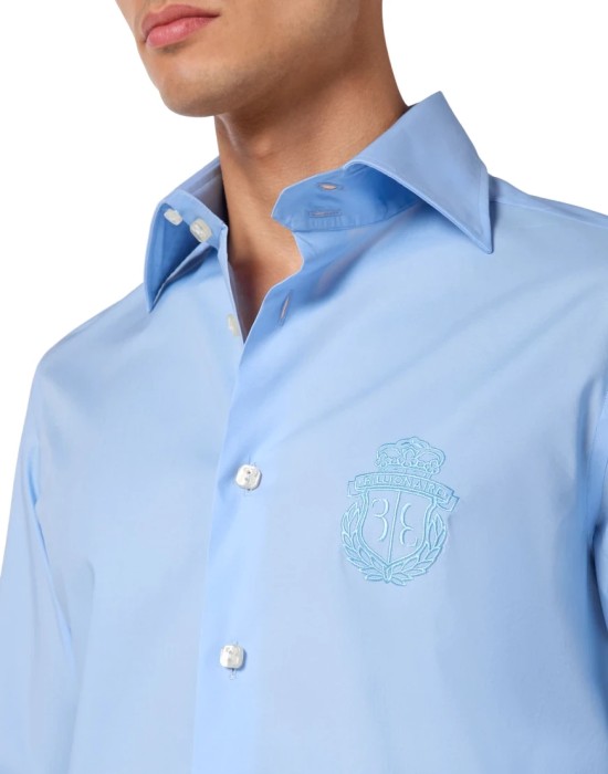 рубашка  из италии вид сбоку