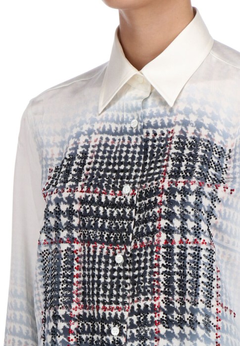 рубашка  из италии вид сбоку