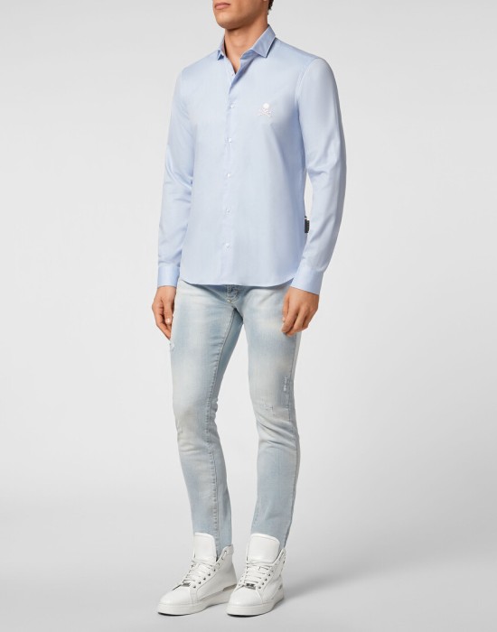 Товар голубого цвета с внутренней стороны