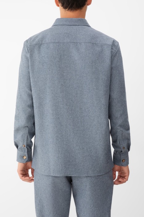 рубашка  от бренда brunello cucinelli вид слева