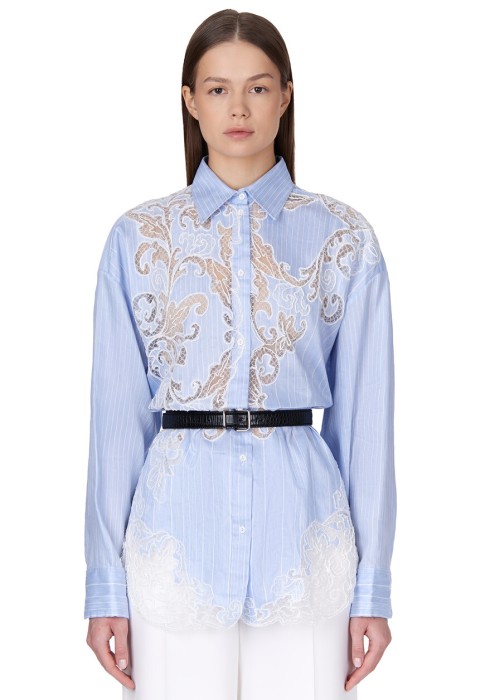 Товар голубого цвета с внутренней стороны