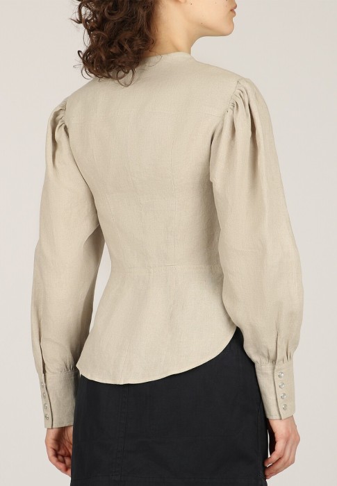 рубашка  из франции вид сбоку