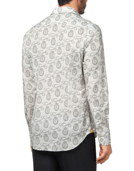 рубашка  из италии вид сбоку