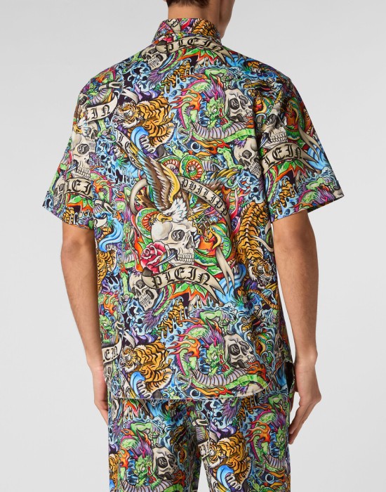 рубашка  из америки вид сбоку