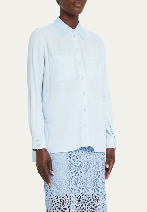 рубашка  из англии вид сбоку