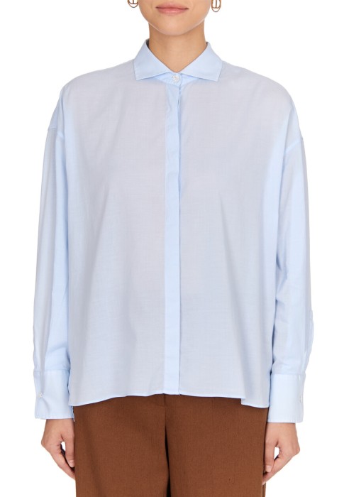 рубашка  из италии вид сбоку