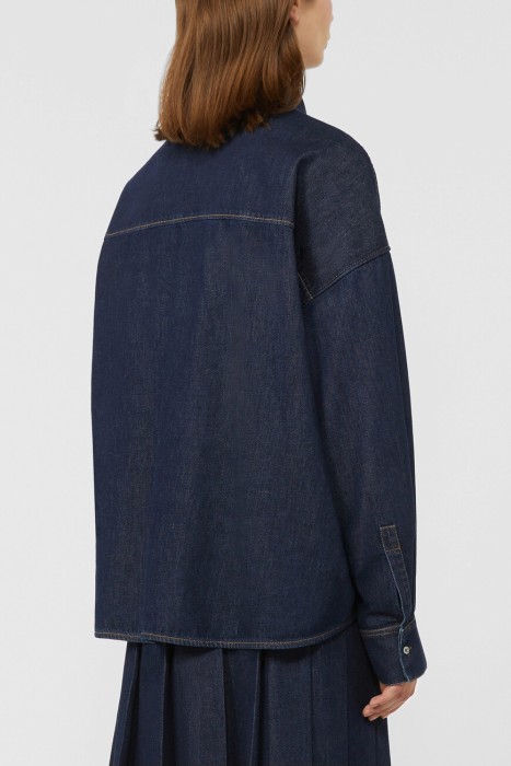 рубашка  от бренда max mara вид слева