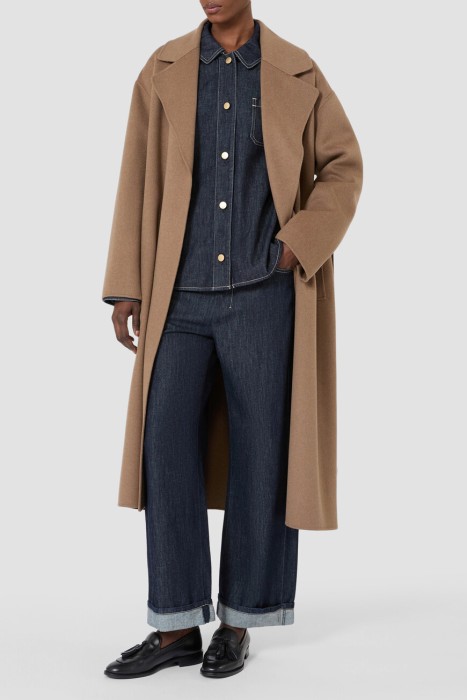 рубашка  из хлопка спереди