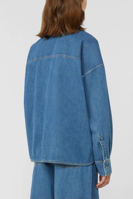 рубашка  от бренда max mara вид слева