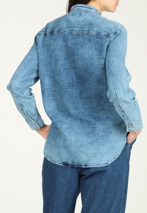 рубашка  из италии вид сбоку