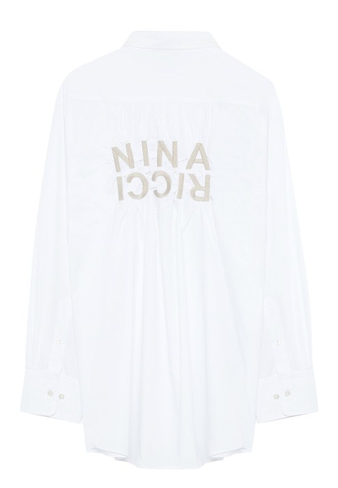 рубашка  от бренда nina ricci вид слева