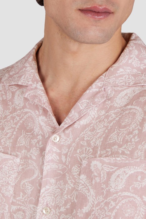 рубашка  из италии вид сбоку