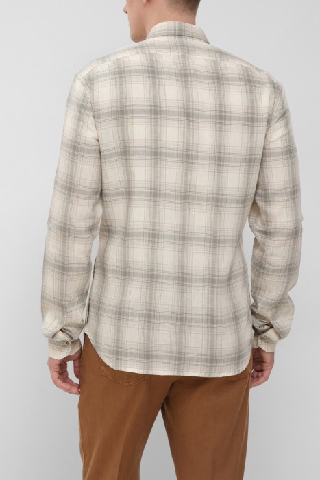 рубашка  от бренда kiton вид слева