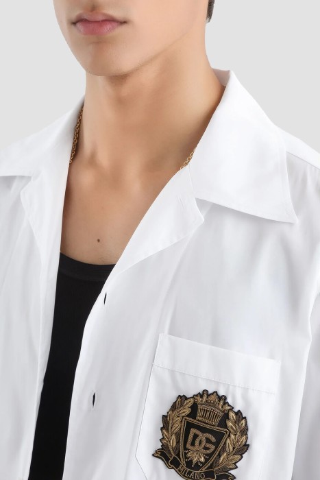 рубашка  из италии вид сбоку