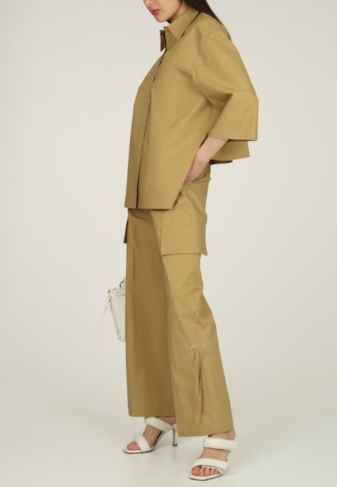 рубашка  из италии вид сбоку