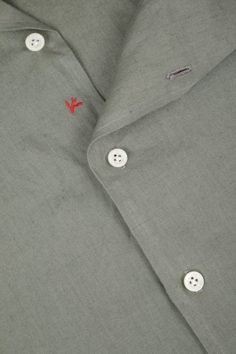 рубашка  универсального стиля с лицевой стороны