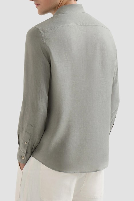 рубашка  от бренда brunello cucinelli вид слева