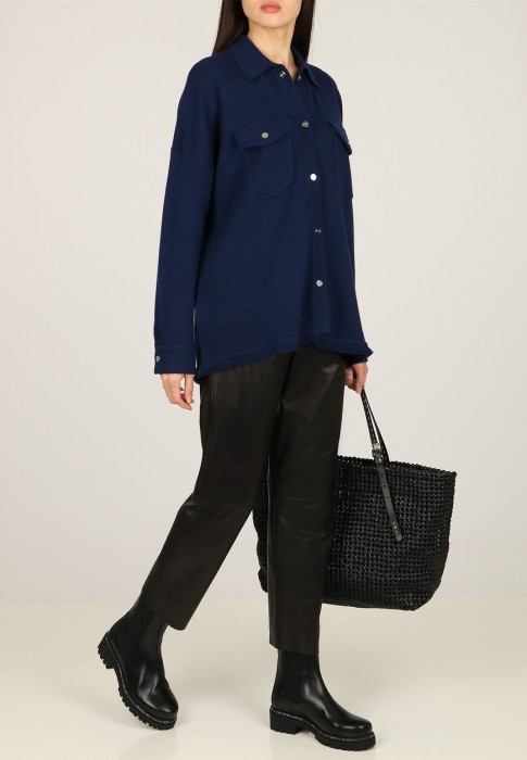 рубашка  из италии вид сбоку