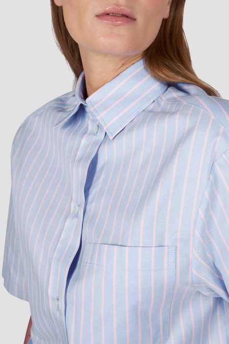 рубашка  из италии вид сбоку