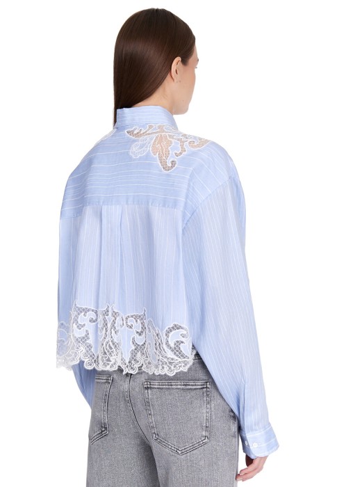 рубашка  из италии вид сбоку