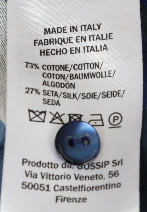 рубашка  универсального стиля с лицевой стороны