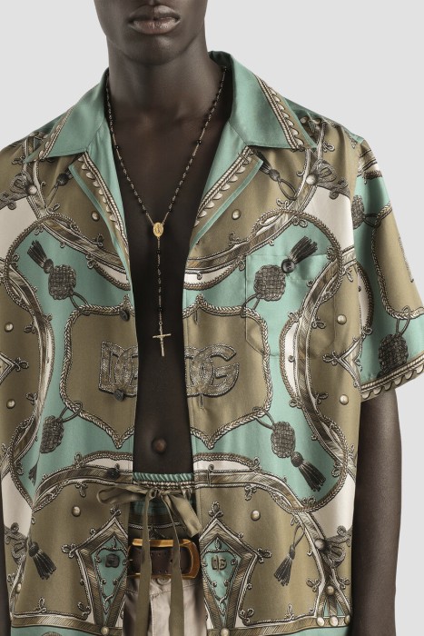 рубашка  из италии вид сбоку