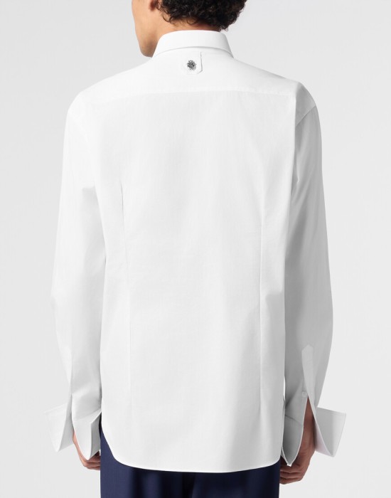 рубашка  из италии вид сбоку