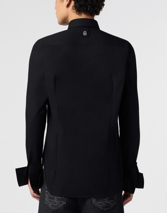 рубашка  из италии вид сбоку