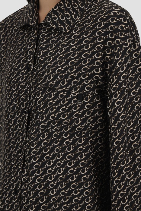 рубашка  из франции вид сбоку