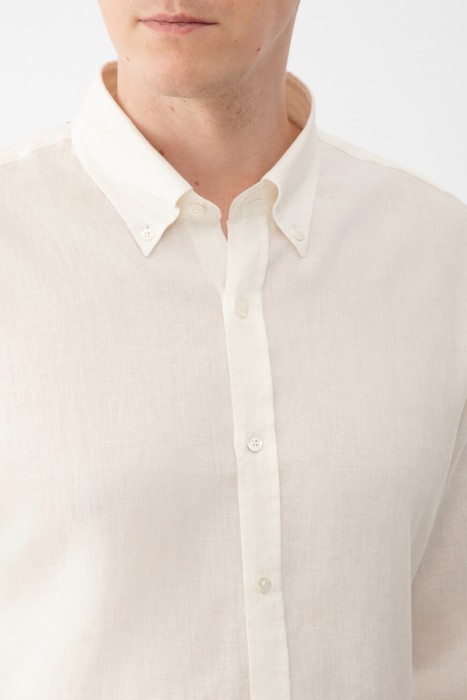 рубашка  из италии вид сбоку
