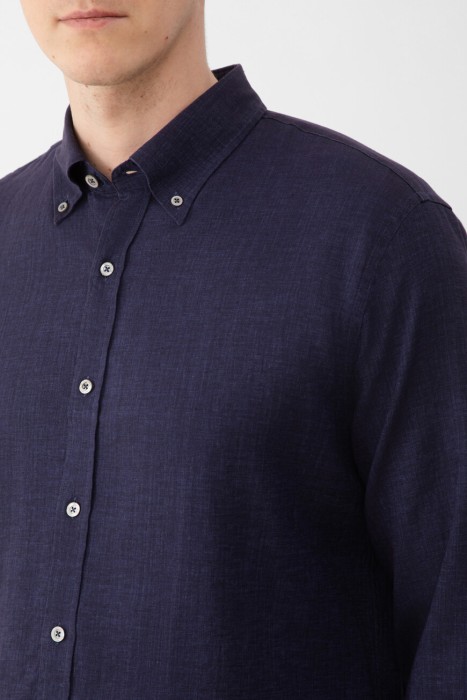 рубашка  из италии вид сбоку