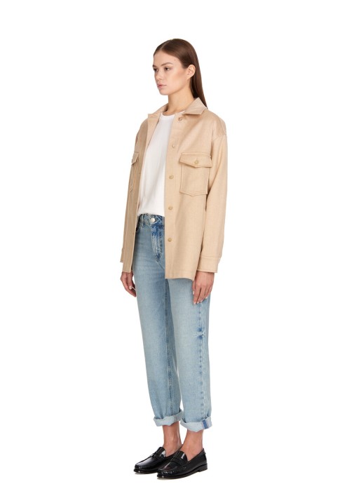 рубашка  из италии вид сбоку