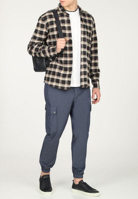 рубашка  от бренда peserico вид слева