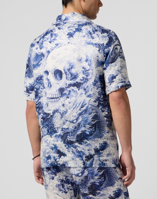 рубашка  из америки вид сбоку